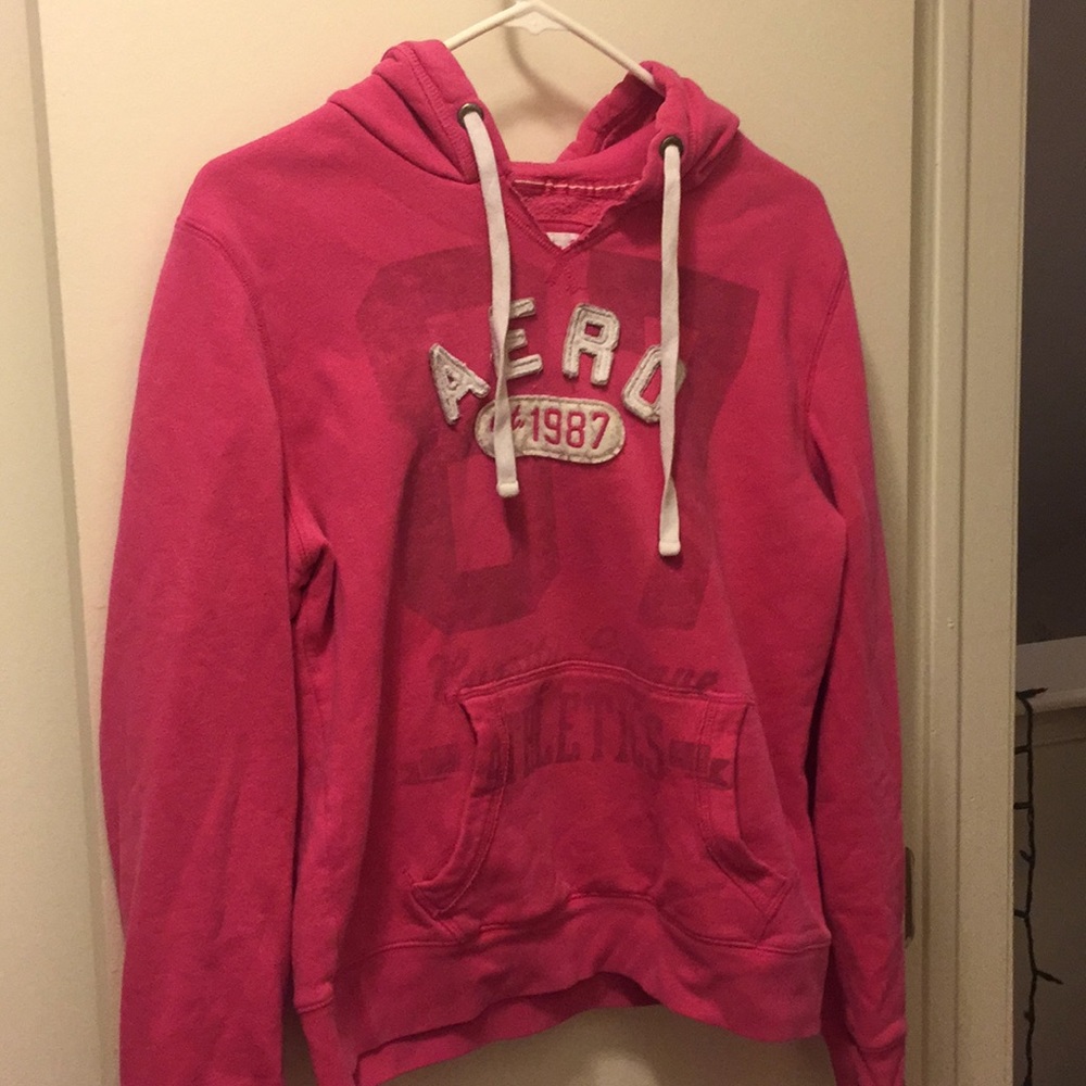 Pink Aero hooded sweatshirt